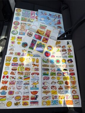 Vintage Stickers Lot- Scholastic/ Troll Associates  80s